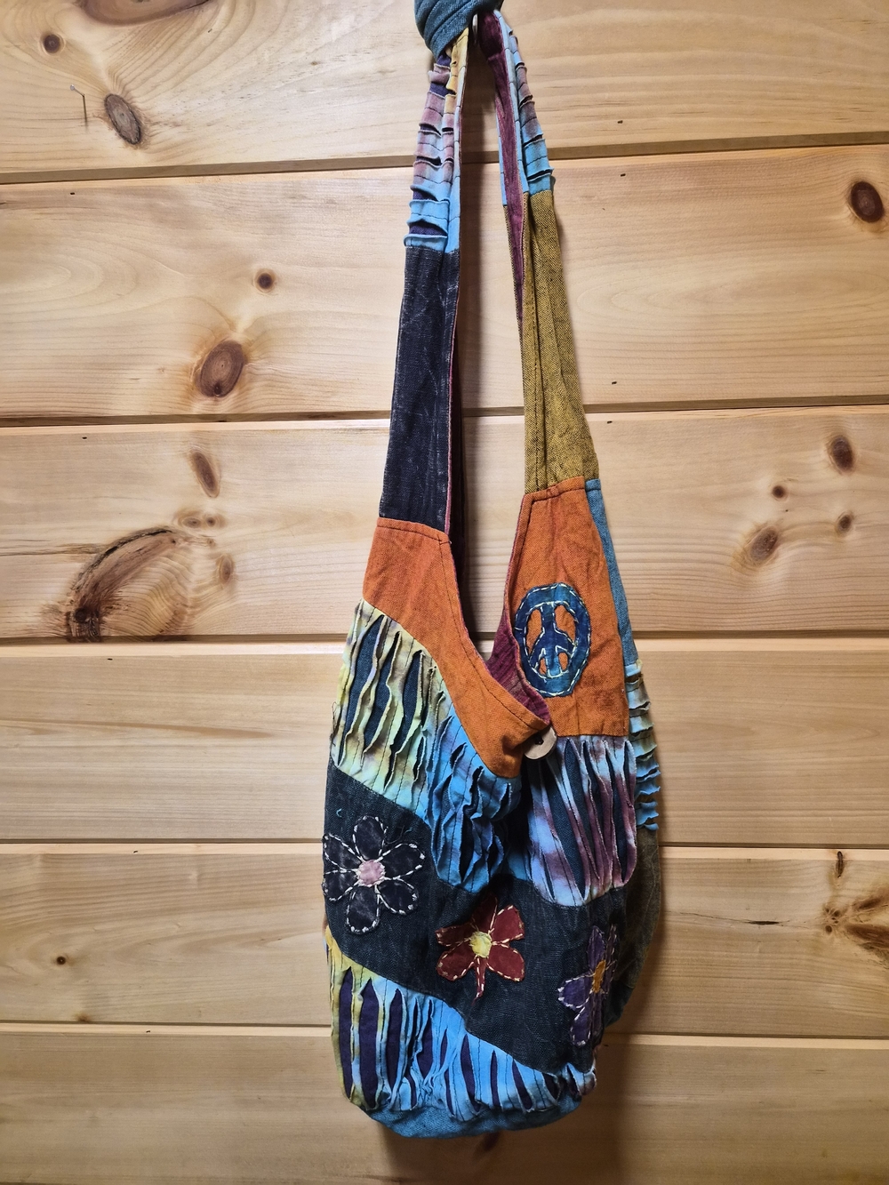 Early 2000's Bohemian Multicolor  Shoulder Bag - Unbranded